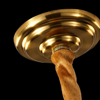 Classic Gold Crystal Pendant Lamp