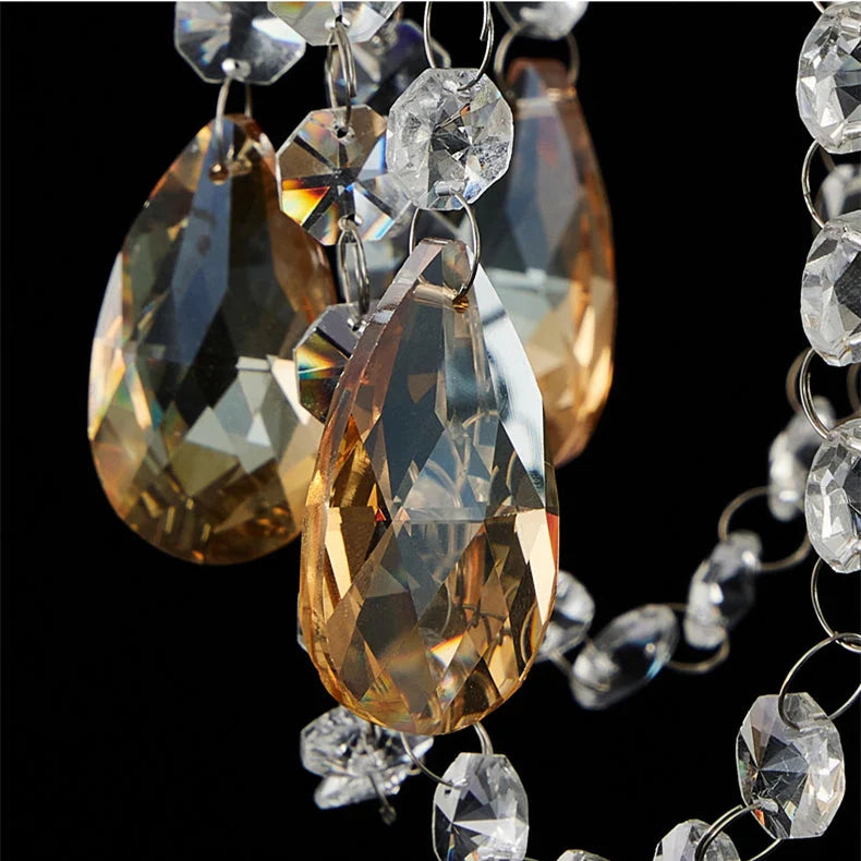 Classic Gold Crystal Pendant Lamp