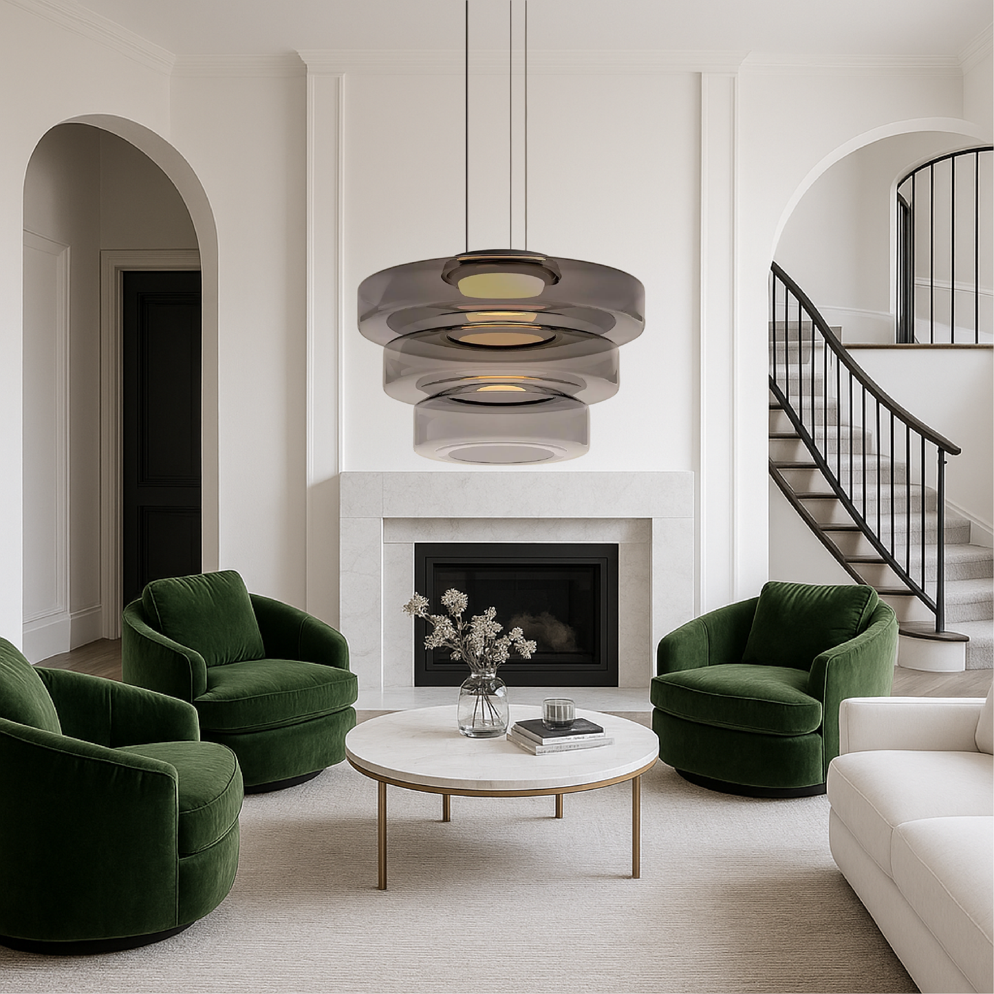 Luxelle | Danish Glass Pendant Lamp with Timeless Design 1