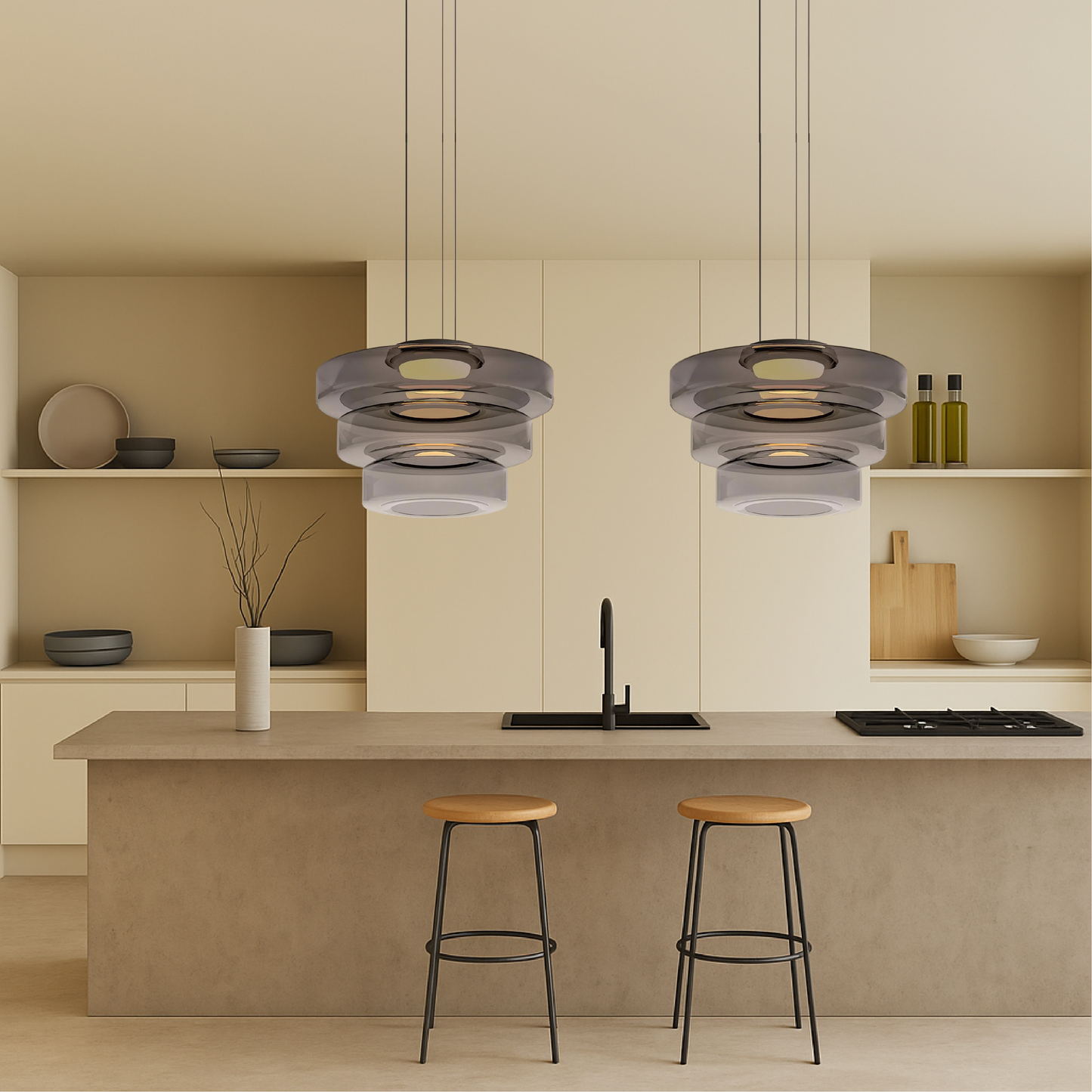 Luxelle | Danish Glass Pendant Lamp with Timeless Design 8