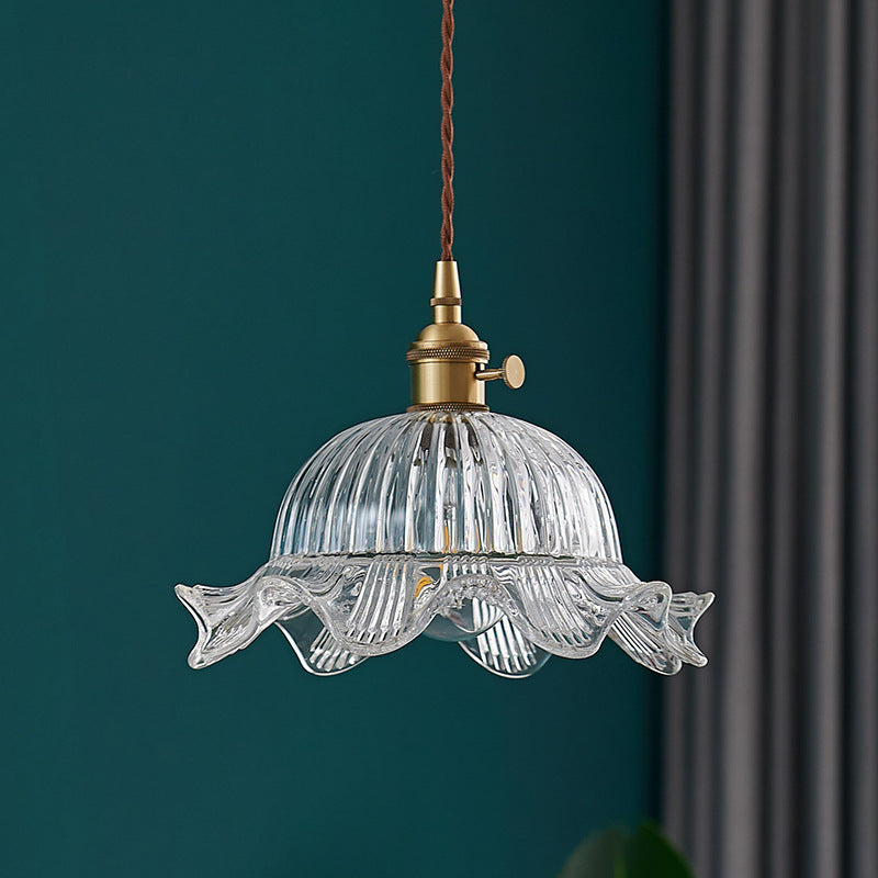 Classic Glass Pendant Light Fixture - Lusomart
