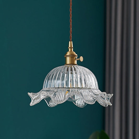 Classic Glass Pendant Light Fixture - Lusomart