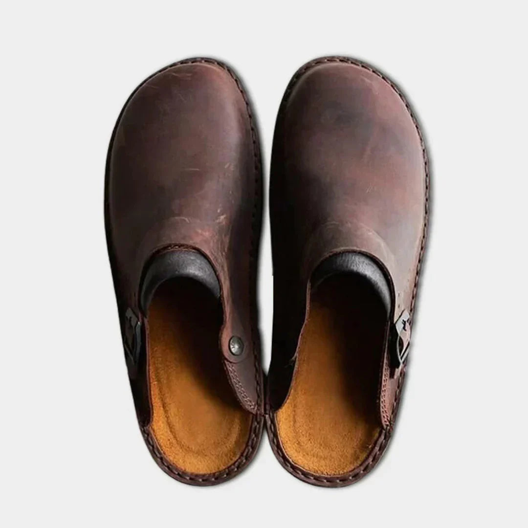 LuxuraFaux | Stylish Comfortable Men's Moccasin Slippers for Home Relaxation 1