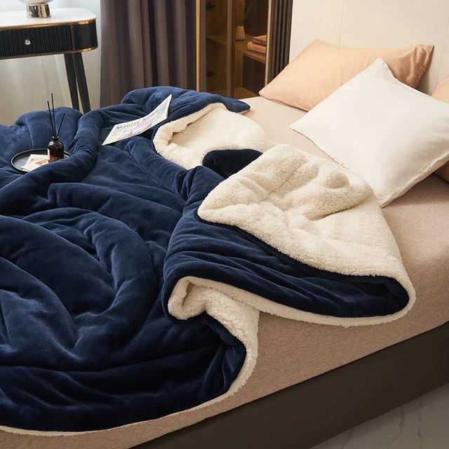 Luxurious Fleece Blanket, Plush and Fluffy, Machine Washable, Cozy Throw for Beds and Living Rooms 8