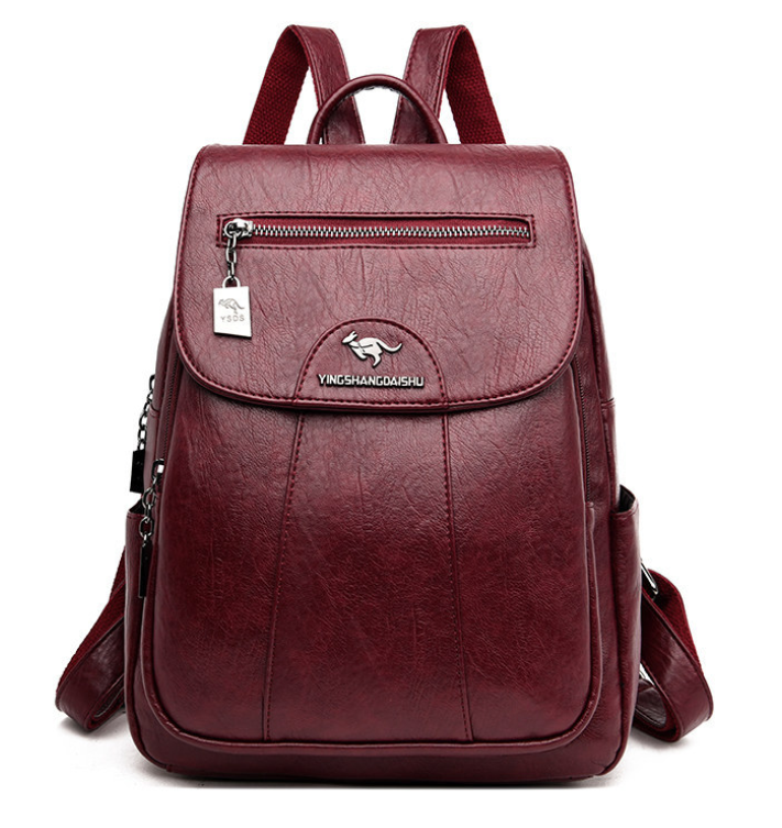 Classic Daily Leather Rucksack for Ladies