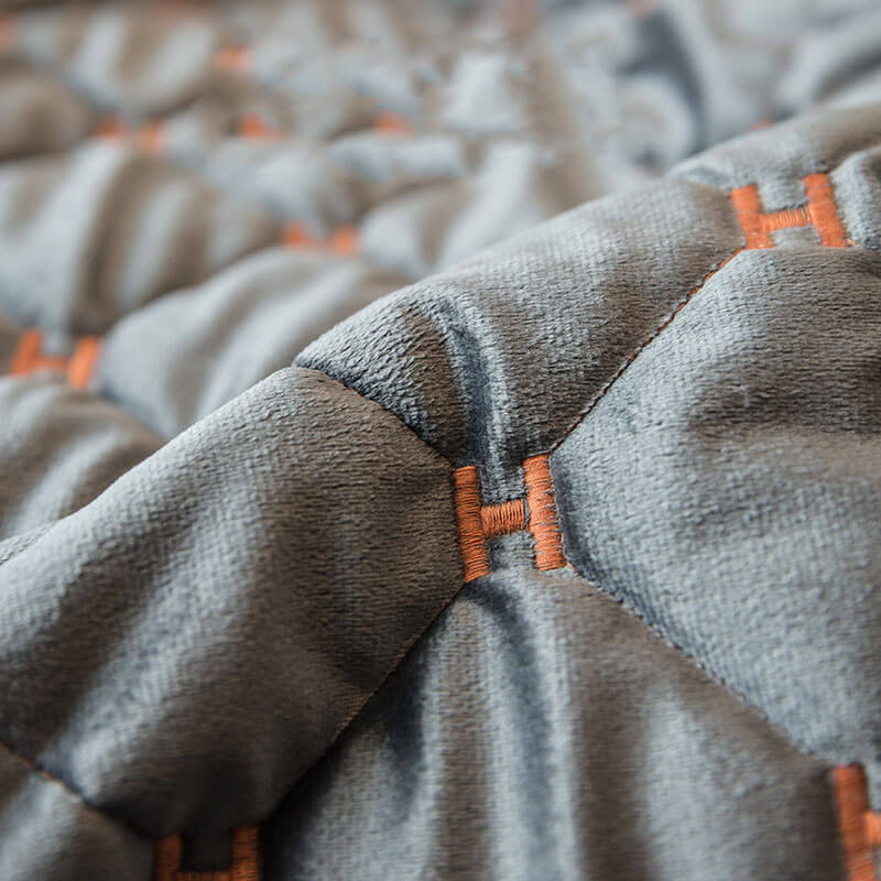 Plush Soft Fleece Sofa Slipcover for Living Room Comfort