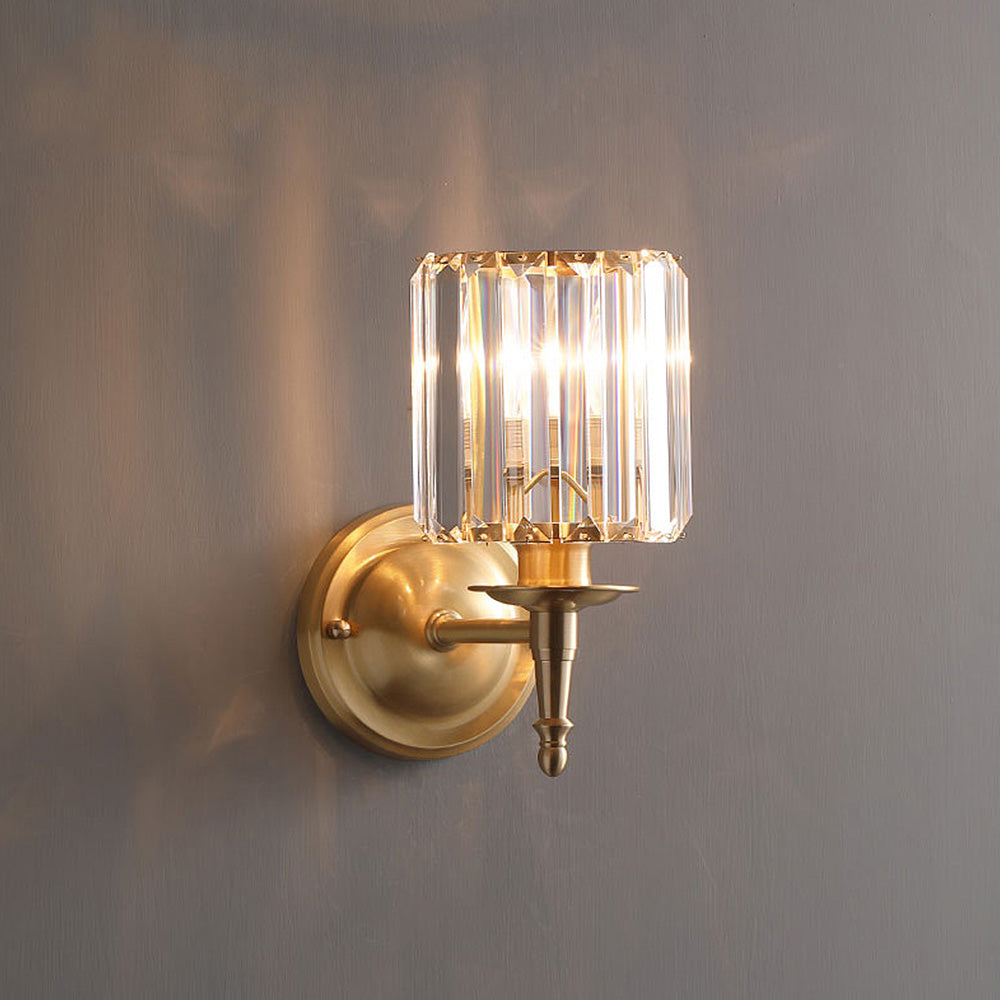 Sparkling Glass Panel Wall Lamp - Lusomart