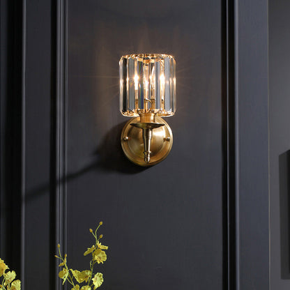 Luxury Clear Crystal Small Wall Light 2