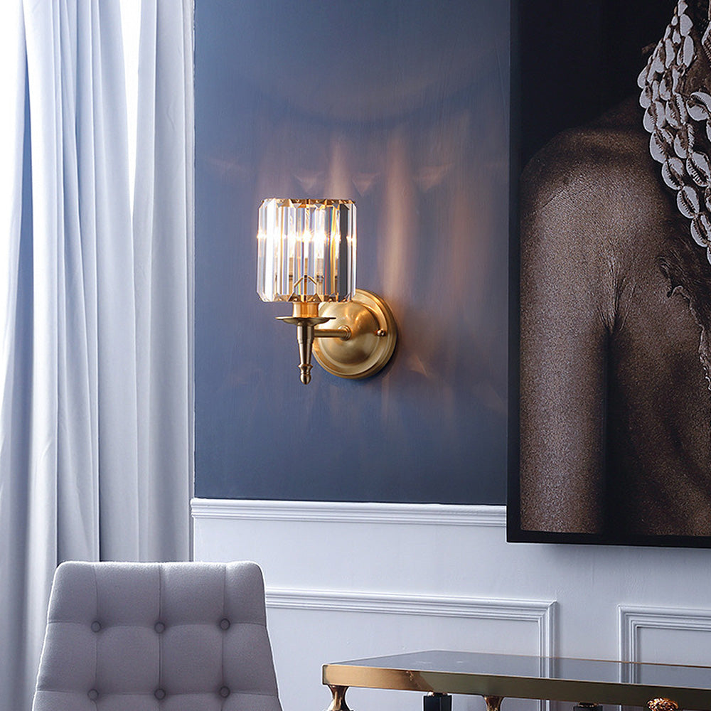 Luxury Clear Crystal Small Wall Light 3