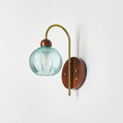 Elegant Wall Light with Round Metal Shade - Lusomart