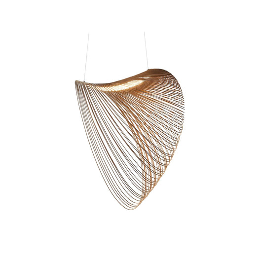 Contemporary Curved Hanging Light Fixture - Lusomart