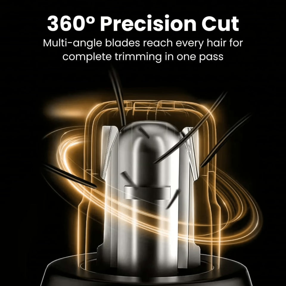 Premium Men's Nose Hair Clipper USB Rechargeable Waterproof