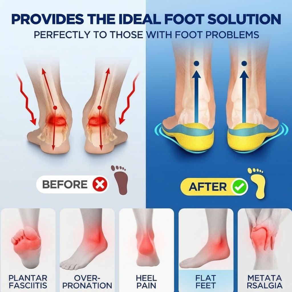 Comfortable Arch Support Insoles for Running