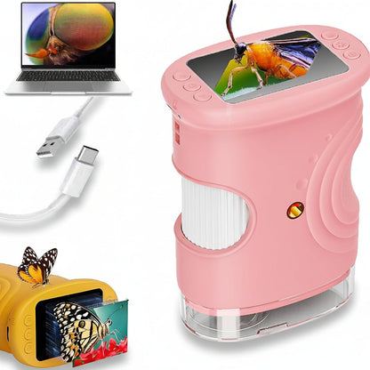 Compact Handheld USB Microscope 1000x LED Zoom Camera - Lusomart