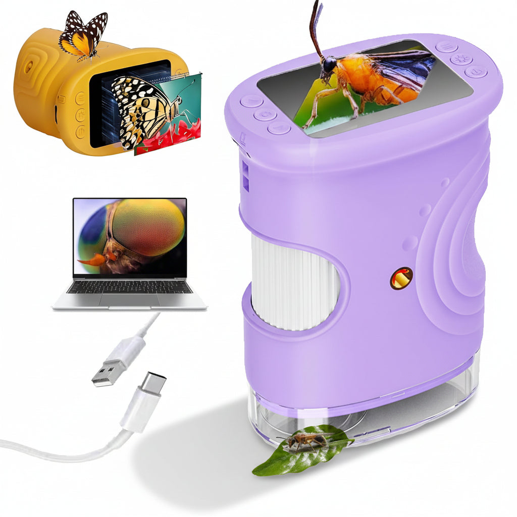 Compact Handheld USB Microscope 1000x LED Zoom Camera