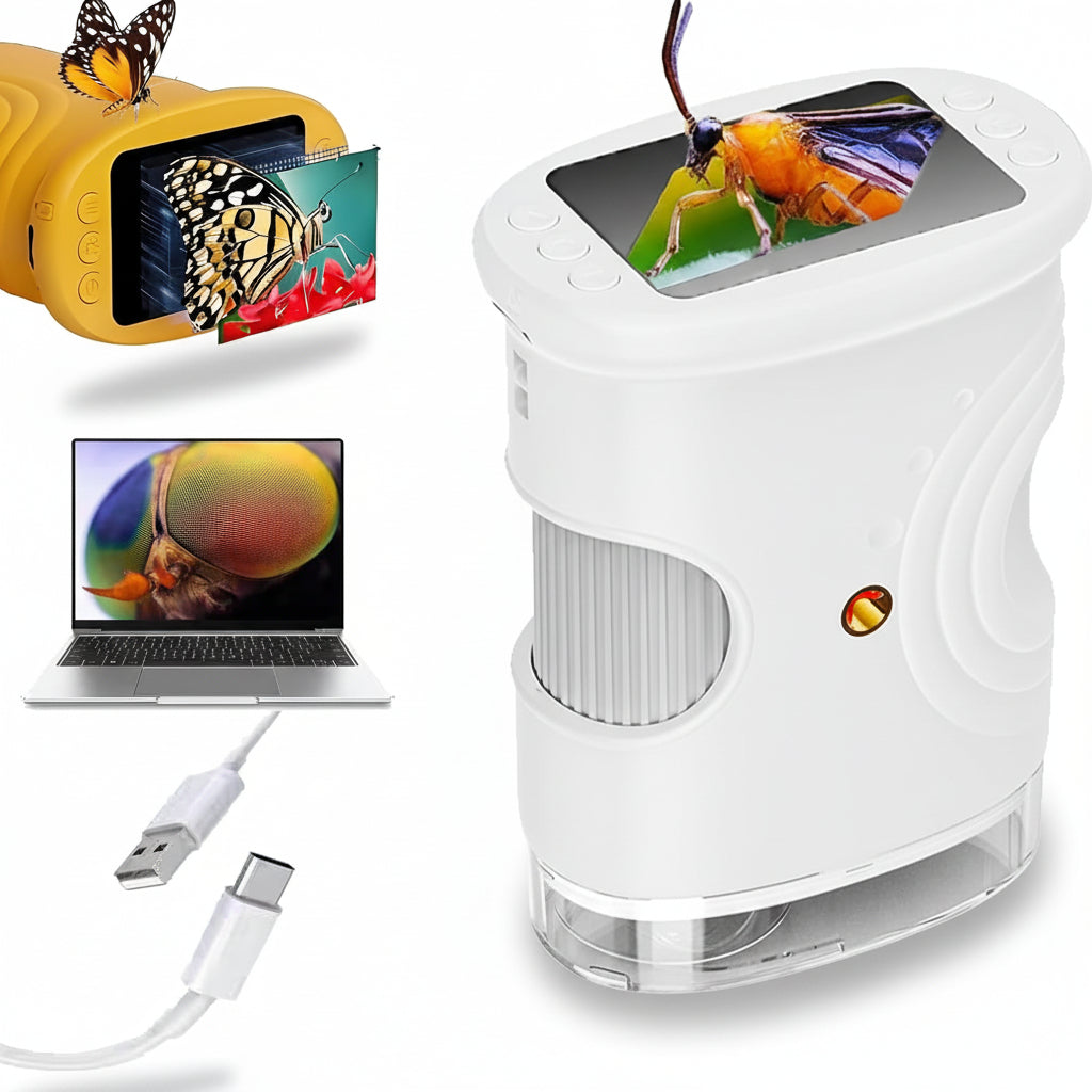 Compact Handheld USB Microscope 1000x LED Zoom Camera