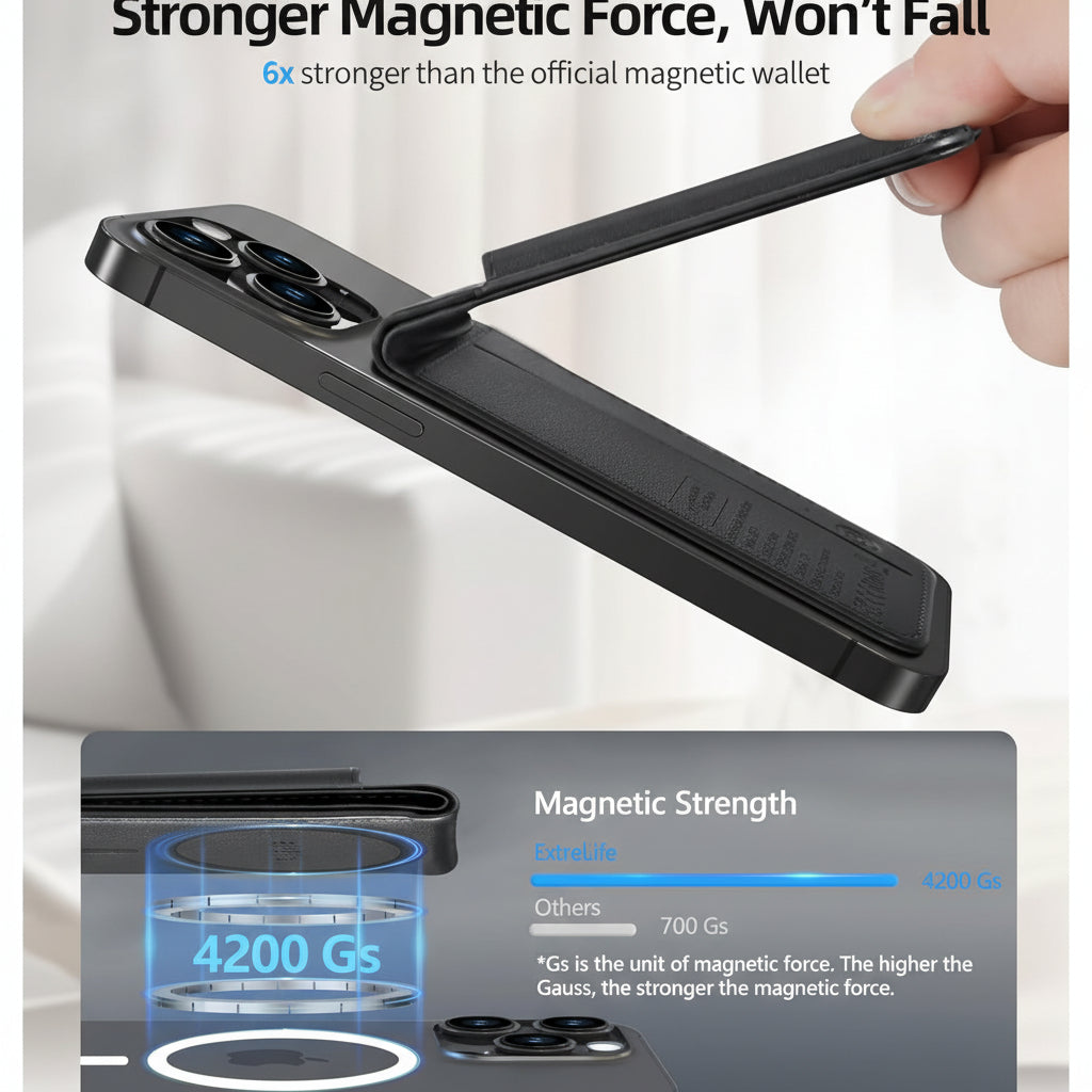 Slim Phone Case with Card Holder and Stand