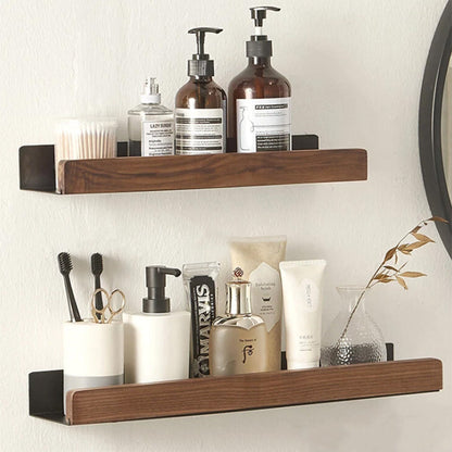 Sleek Bathroom Wall Shelf Space Saving Storage - Lusomart
