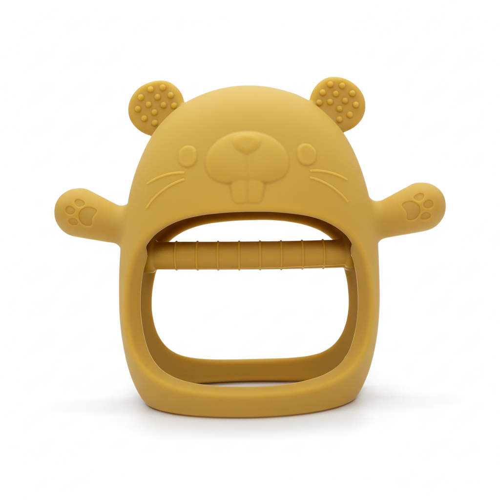 Soft Baby Teething Silicone Mitten Chew Toy