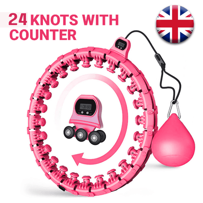 Adjustable Fitness Hula Hoop with Counter - Lusomart
