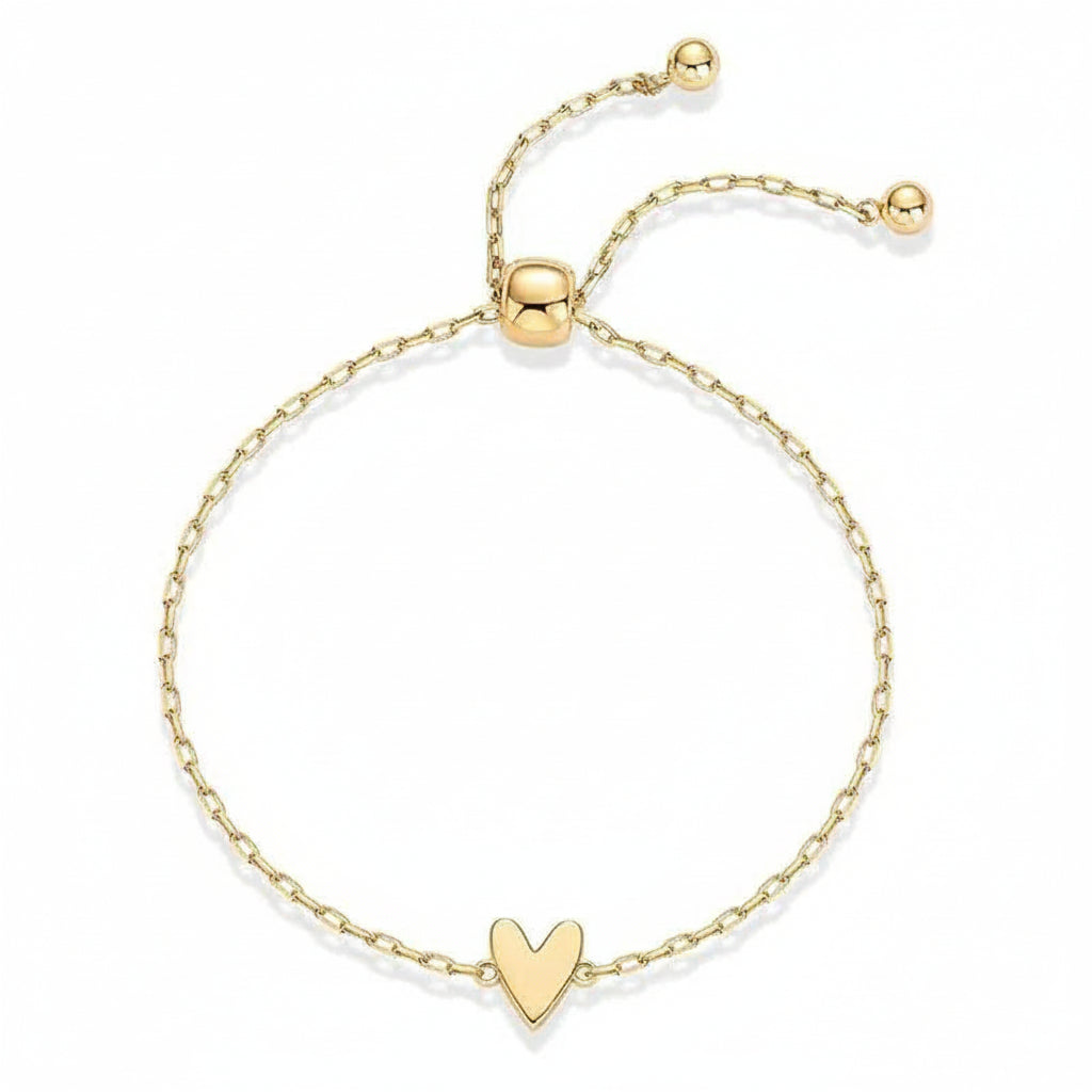 Loving Heart Link Couple Bracelet Set
