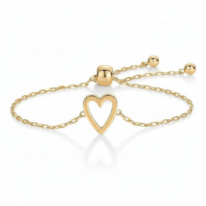 Loving Heart Link Couple Bracelet Set