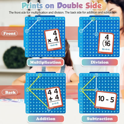 Fun Educational Kids Math Flashcard Play Set