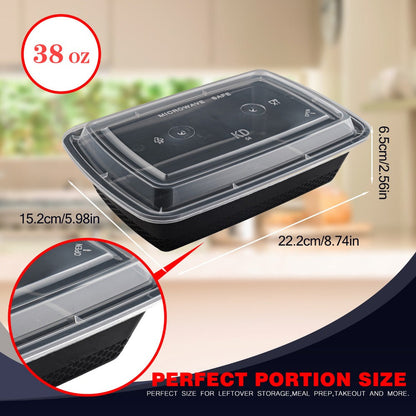 Portable Disposable Food Boxes Plastic Takeout Containers