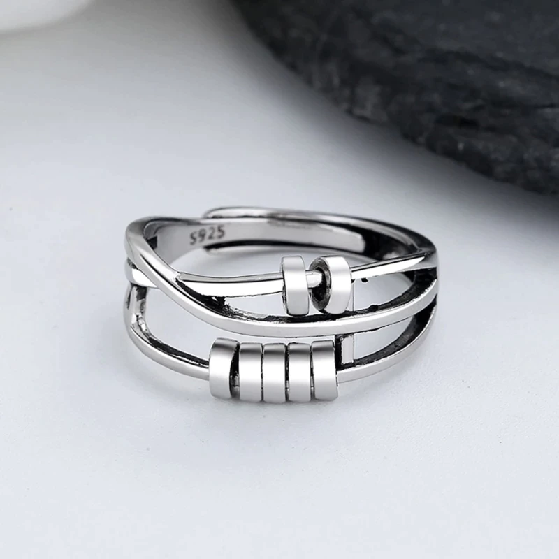 Soothing Anxiety Relief Ring In Slim Comfort Design - Lusomart