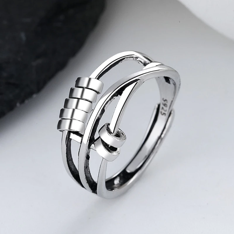 Soothing Anxiety Relief Ring In Slim Comfort Design