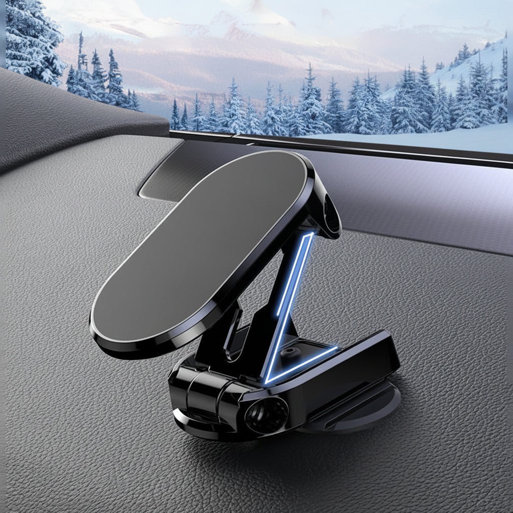 Strong Magnetic Car Phone Holder Adjustable Dashboard Clip
