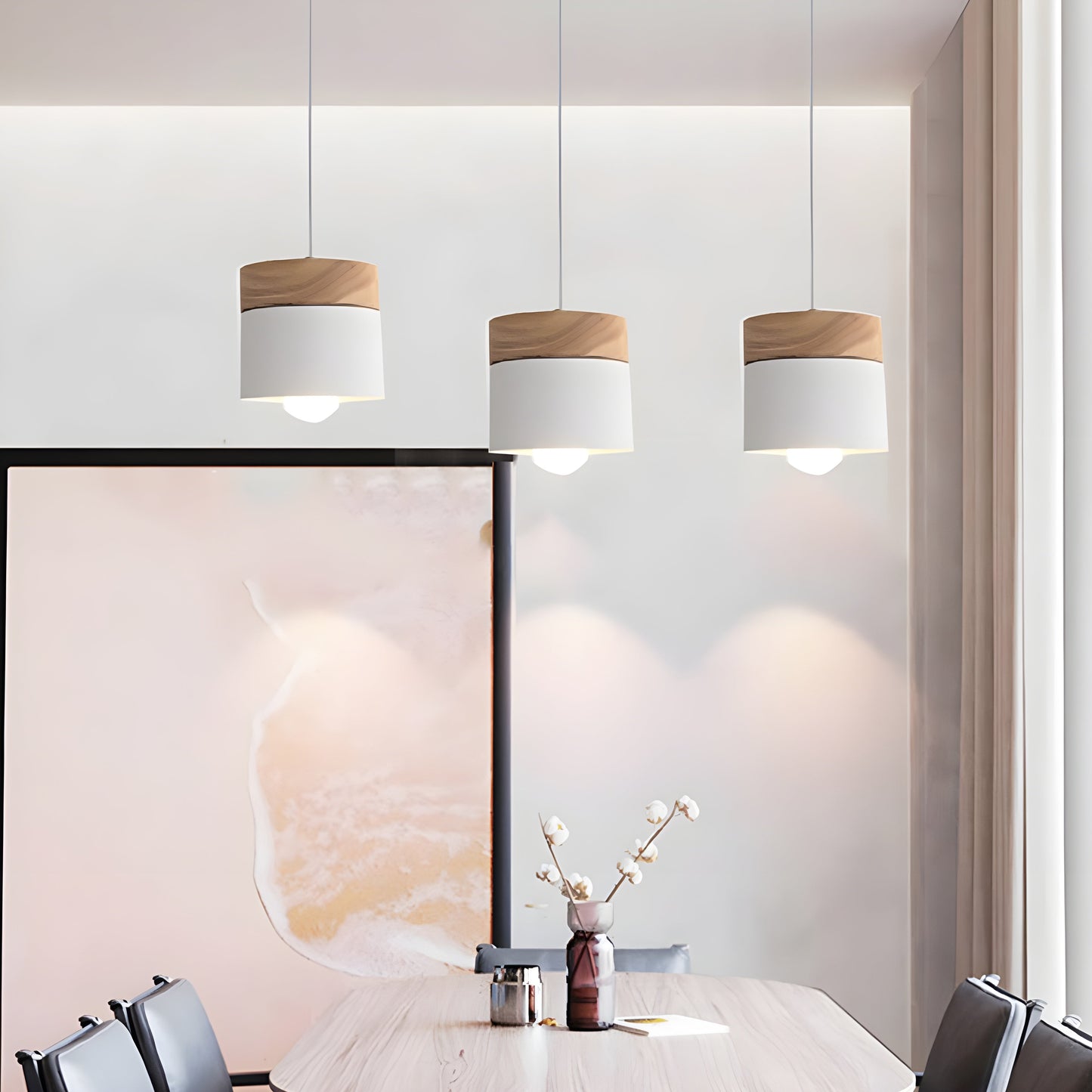 Industrial Chic Macaron Drop Light