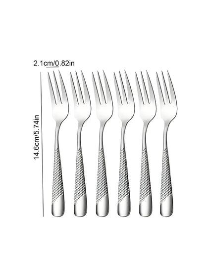 Premium 30pc Silverware Stainless Steel Flatware Set