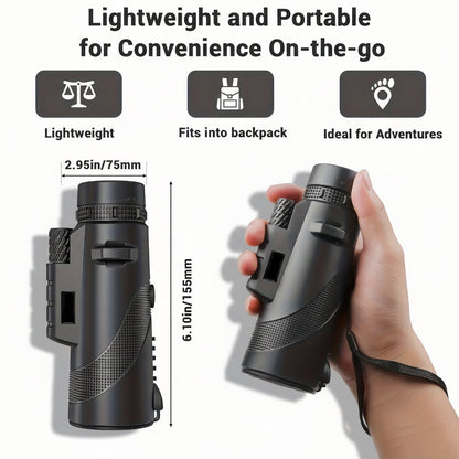 Portable Phone Scope High Definition Outdoor Monocular Telescope