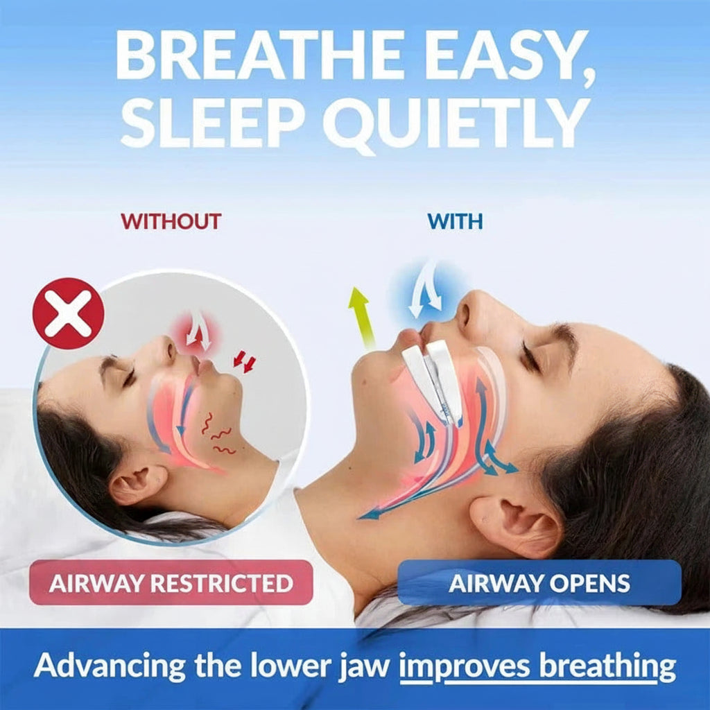 Snore Reducing Mouth Guard Adjustable Sleep Apnea Device