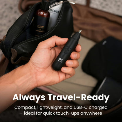 Premium Men's Nose Hair Clipper USB Rechargeable Waterproof