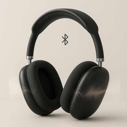 Wireless ANC Over Ear Headphones with Clear Sound - Lusomart