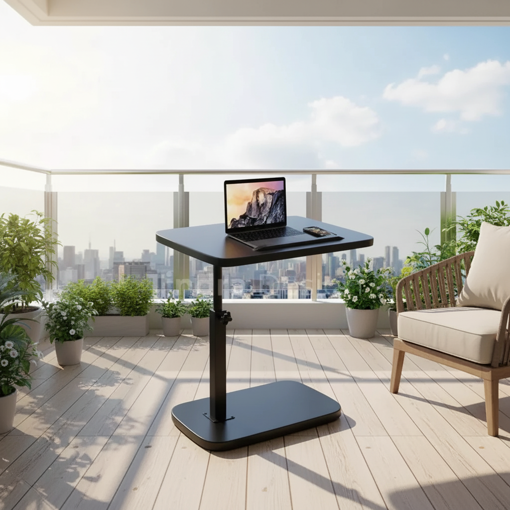 Compact Folding Desk C Table for Laptop and Sofa
