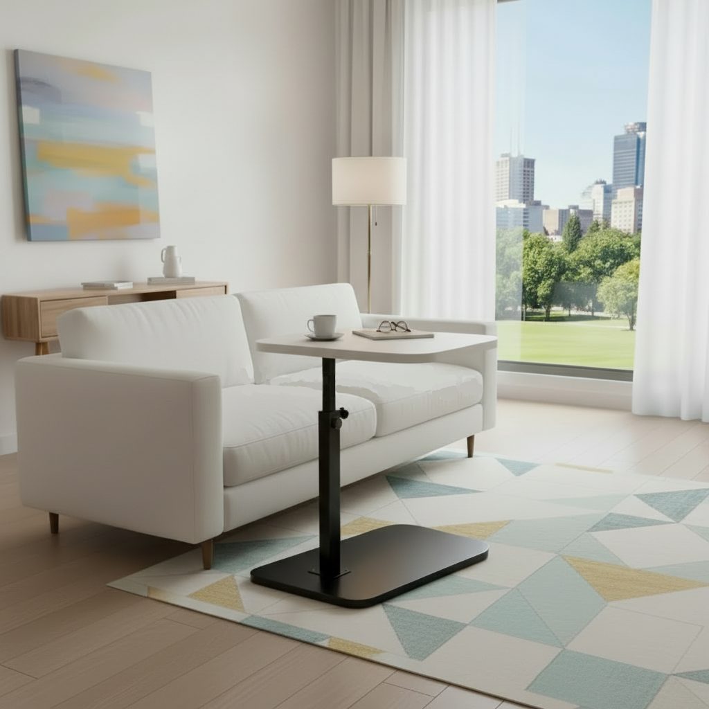 Compact Folding Desk C Table for Laptop and Sofa