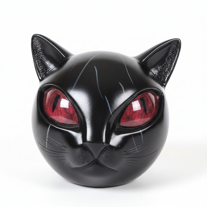 Whimsical Resin Cat Figurine Decorative Table Accent