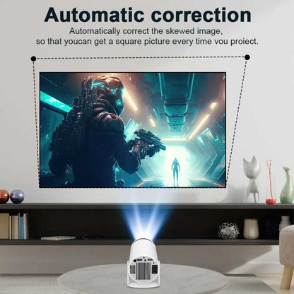 Wireless Android 11 HD Projector with WiFi and 720p