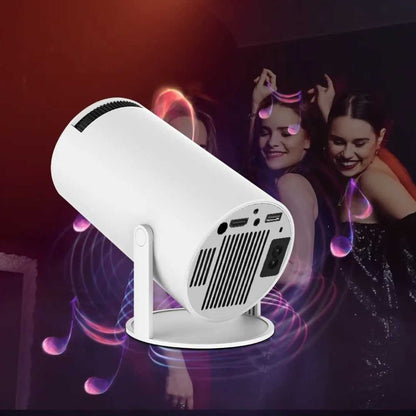 Wireless Android 11 HD Projector with WiFi and 720p