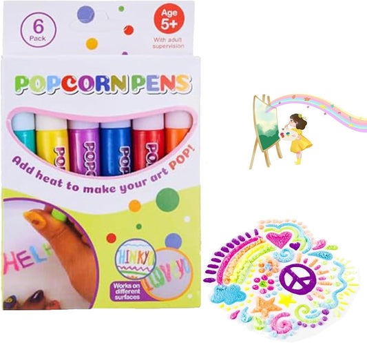 Fun Bubble Art Kit for Kids 12 Piece Set - Lusomart