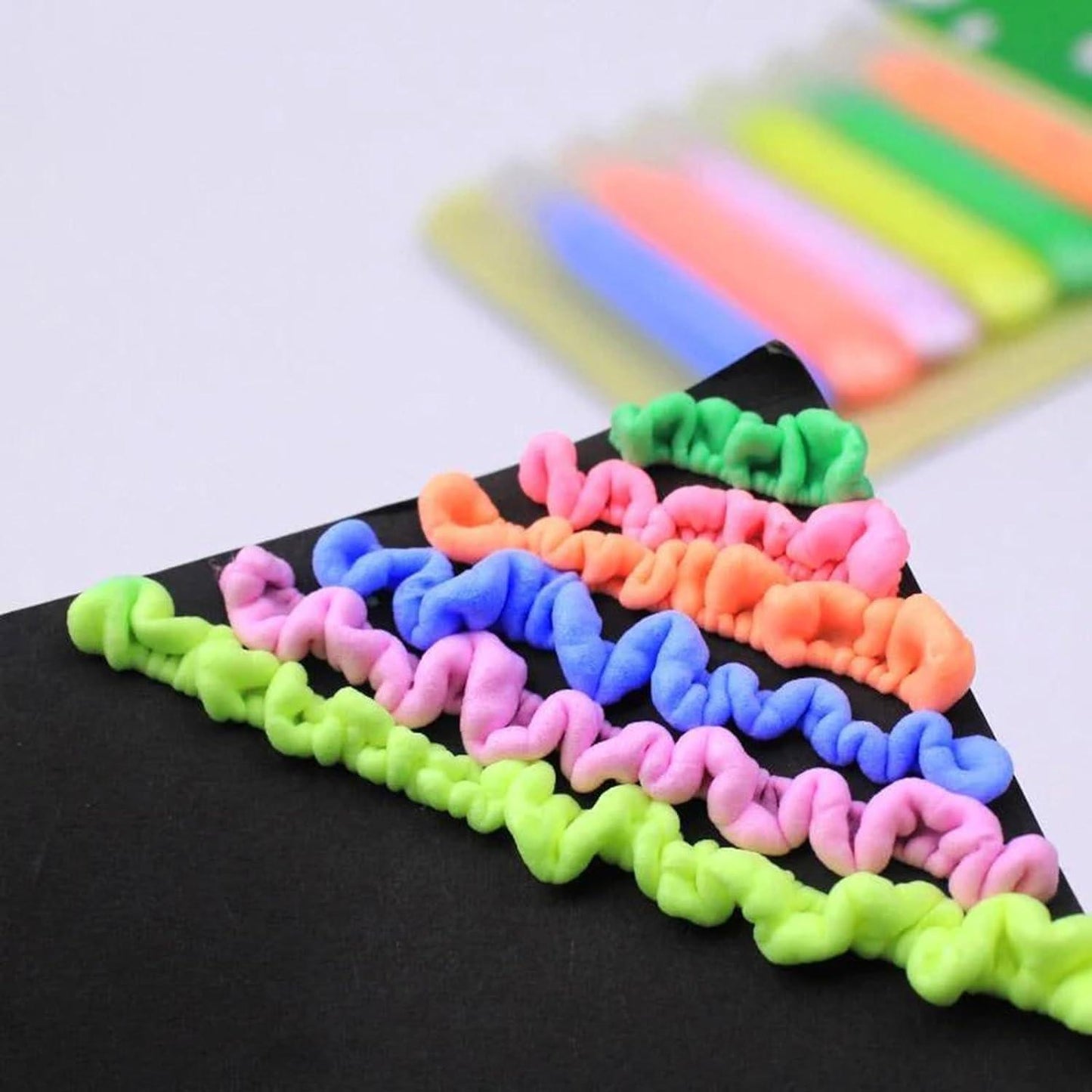 Magic Puffy Pens UK - 12PCS Magic Popcorn Pen Print Bubble Pen Puffy 3D Art Drawing Pens DIY Kids Gift 4