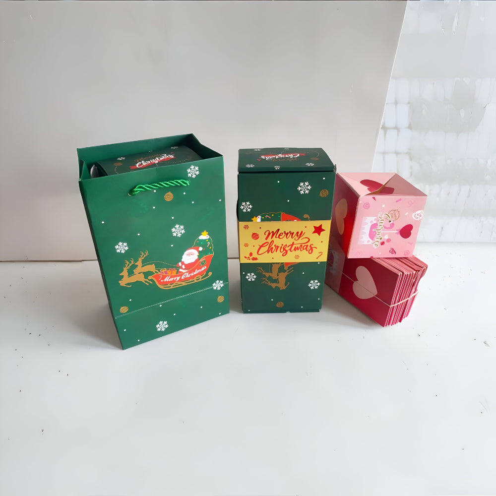 Fun Pop Up Greeting Card Gift Box Set