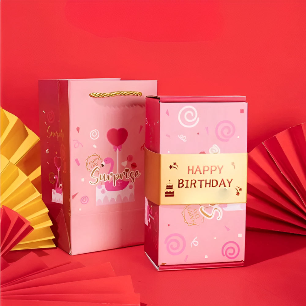 Fun Pop Up Greeting Card Gift Box Set