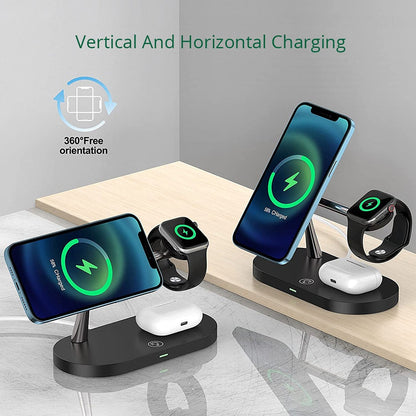 MagnaCharge | Efficient Versatile 3-in-1 Wireless Charging Station 2