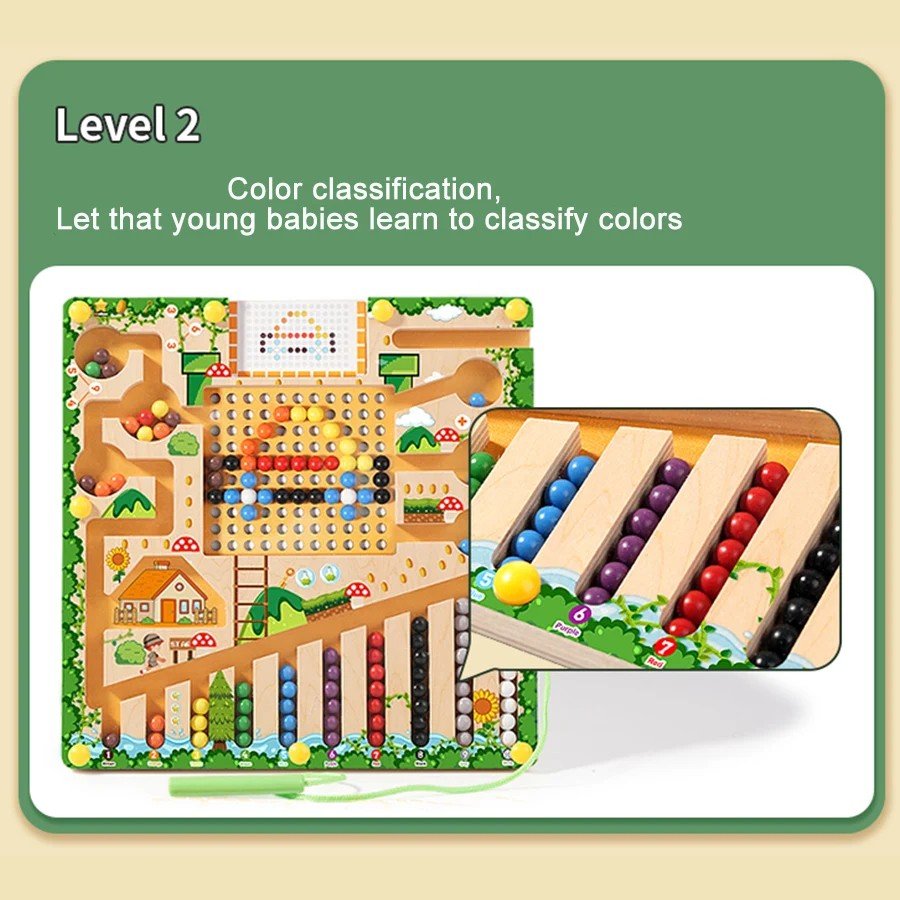 MagnetMaze | Engaging Montessori Magnetic Learning Toy for Kids 4