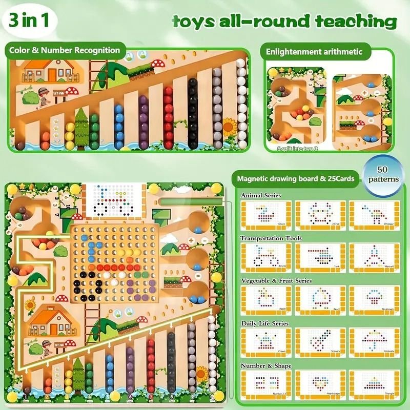 MagnetMaze | Engaging Montessori Magnetic Learning Toy for Kids 7