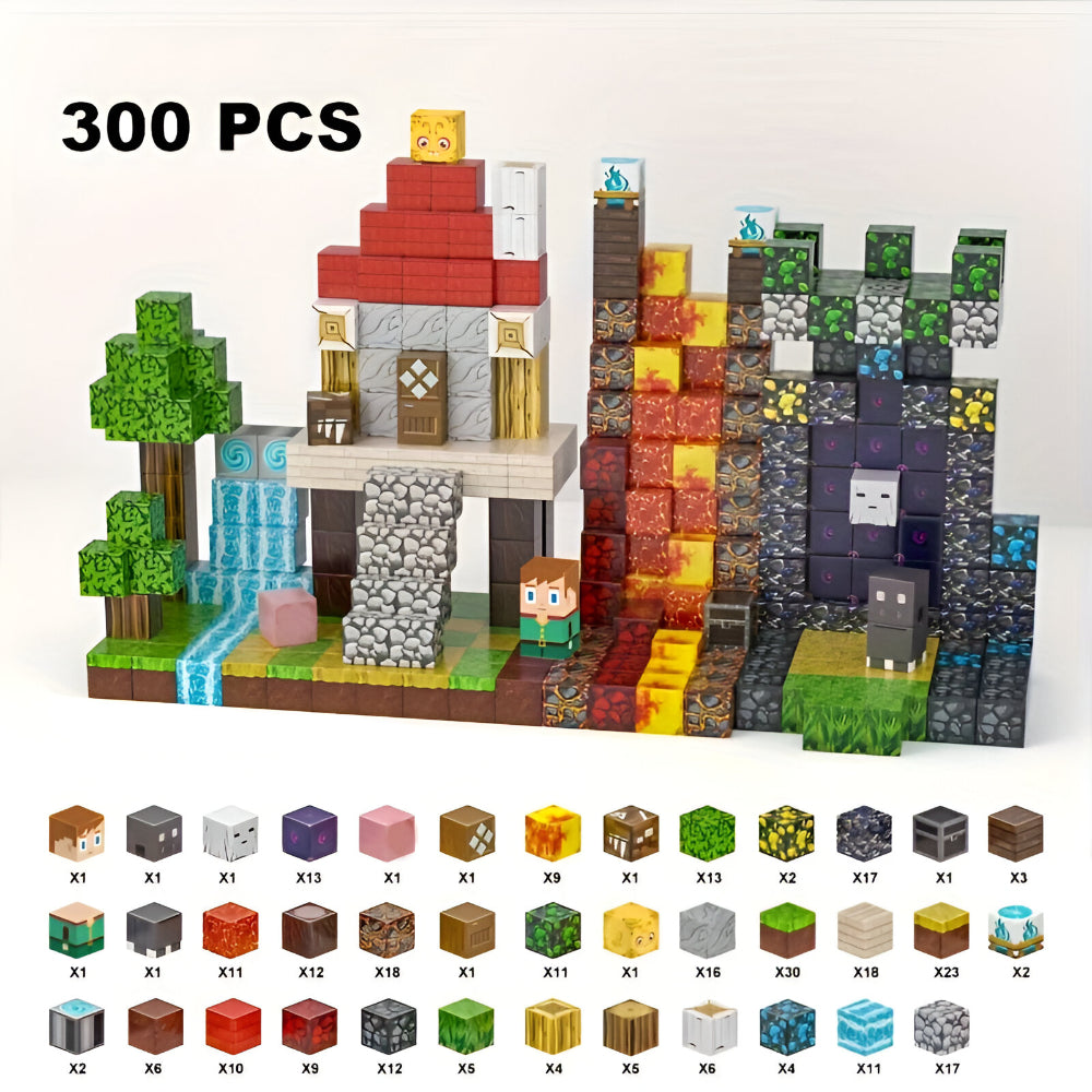 Colorful Magnetic Building Blocks Toy Set for Children